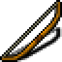 Pixel-art longbow